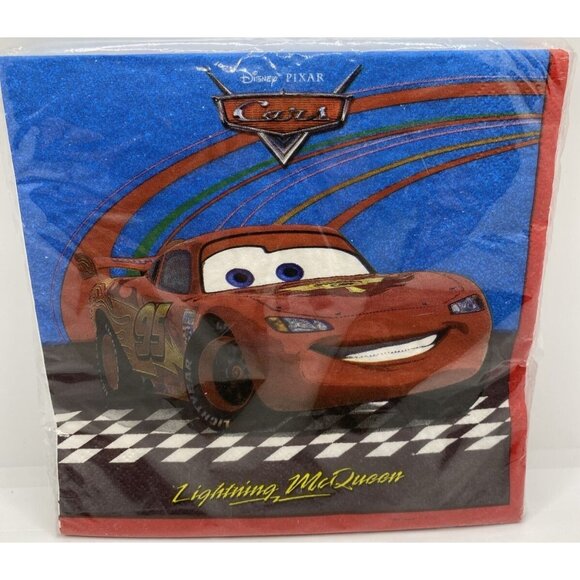 Disney Cars Lightning McQueen Birthday Party Decor Invitations Napkins Loot Bags - Picture 8 of 12